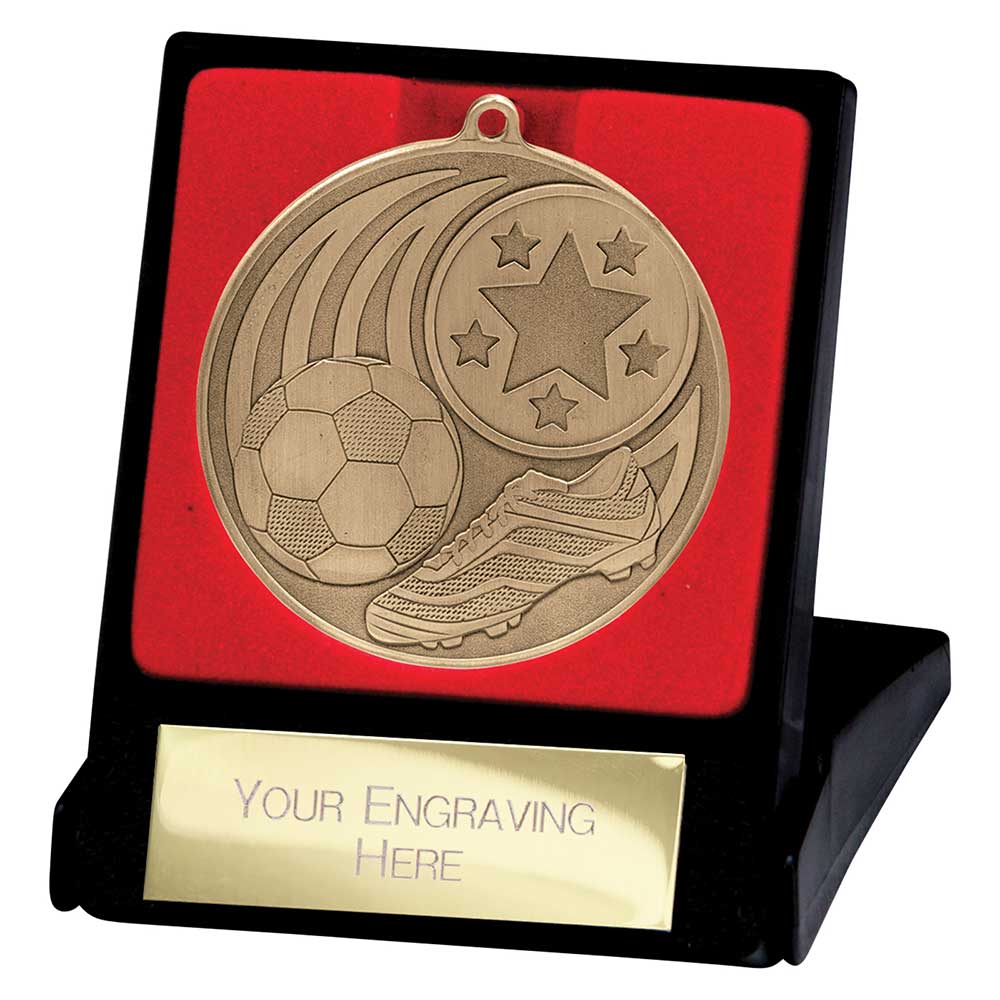 Iconic Football Medal & Box - 55mm