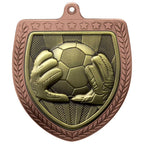 Cobra Football Goal Keeper Shield Medal - 75mm
