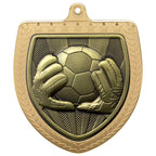 Cobra Football Goal Keeper Shield Medal - 75mm