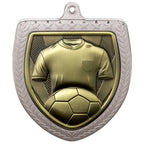 Cobra Football Shirt & Ball Shield Medal - 75mm