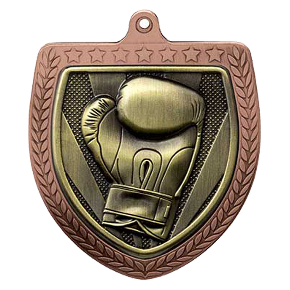 Cobra Boxing Shield Medal - 75mm