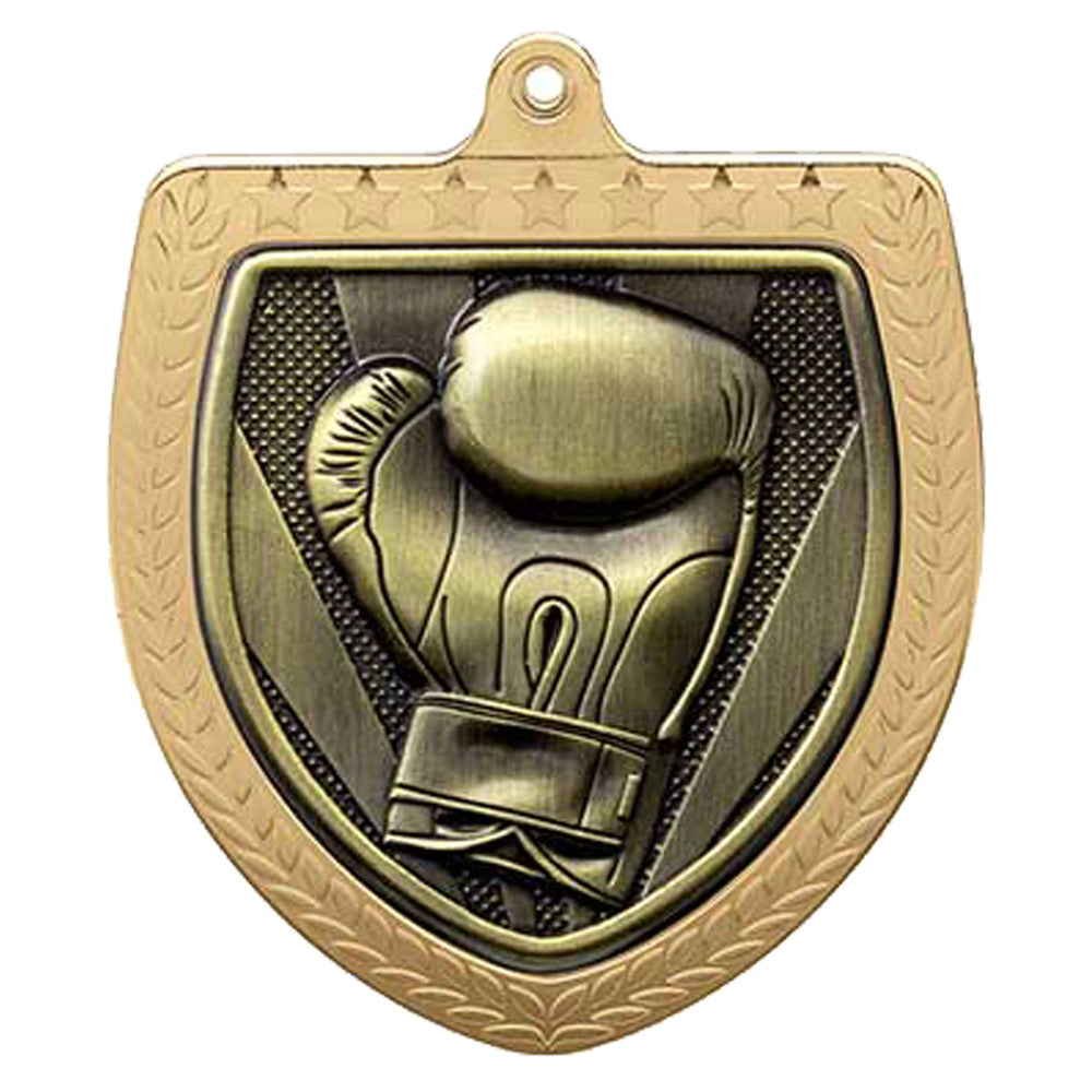 Cobra Boxing Shield Medal - 75mm