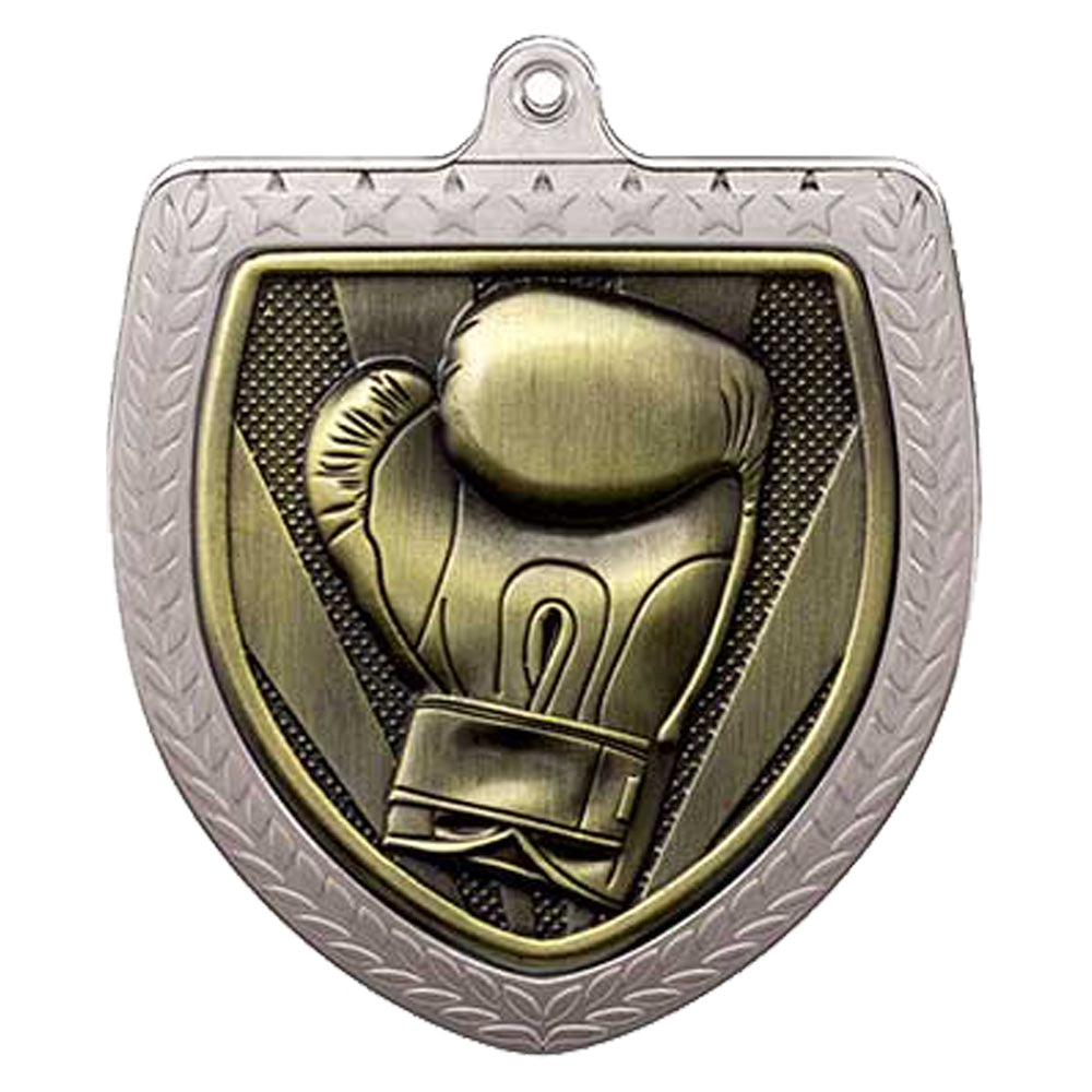 Cobra Boxing Shield Medal - 75mm