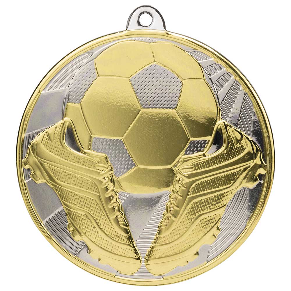 Premiership Football Boot & Ball Medal - 60mm