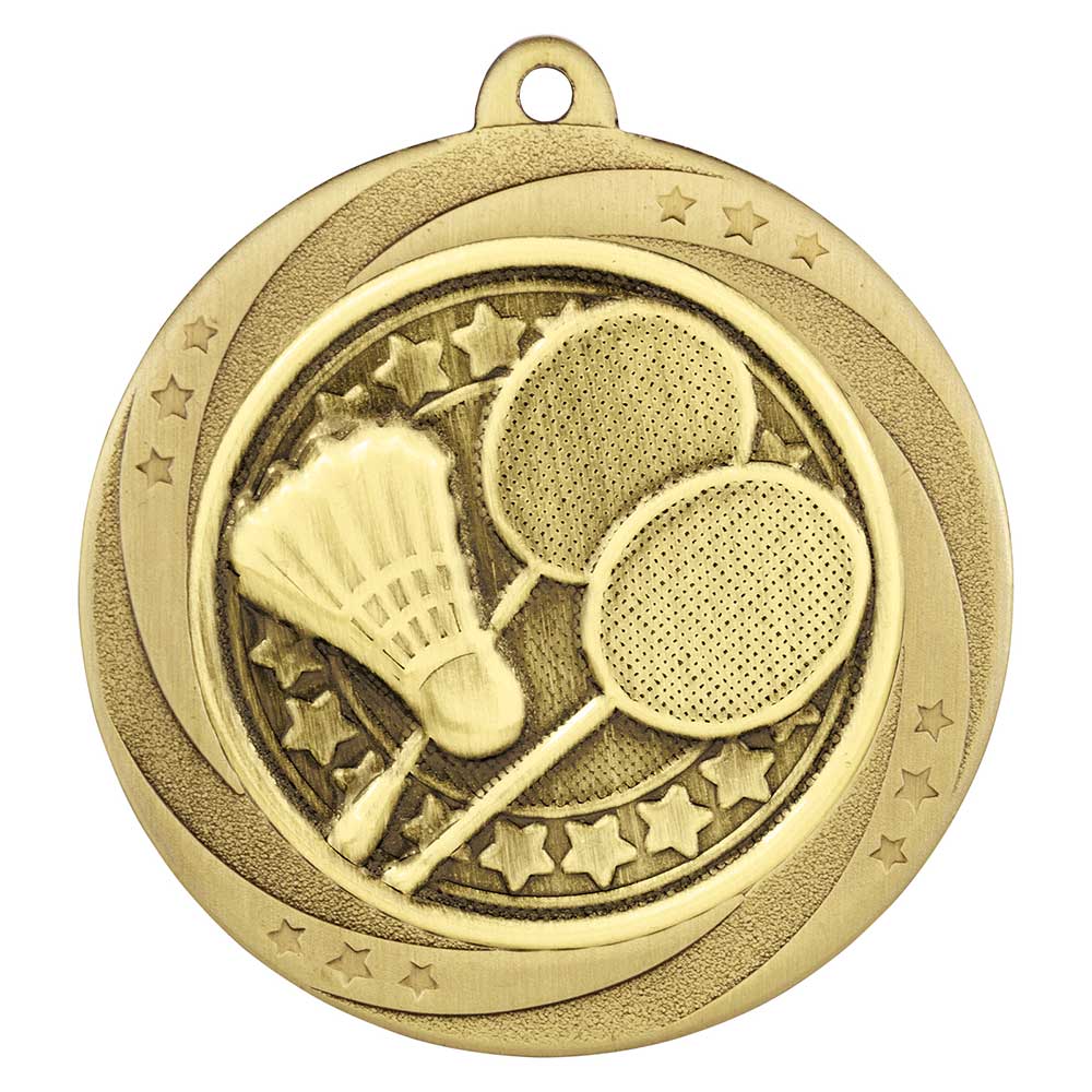 Superstar Badminton Medal - 60mm