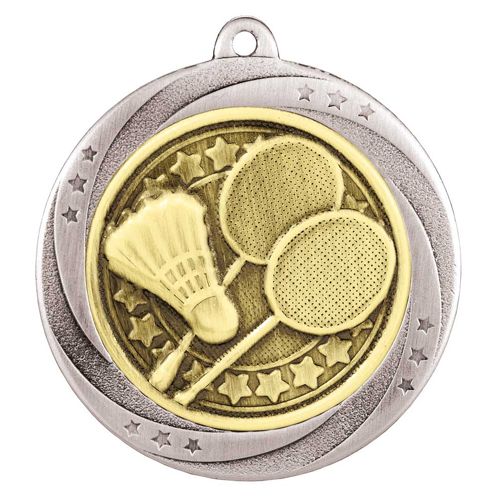 Superstar Badminton Medal - 60mm