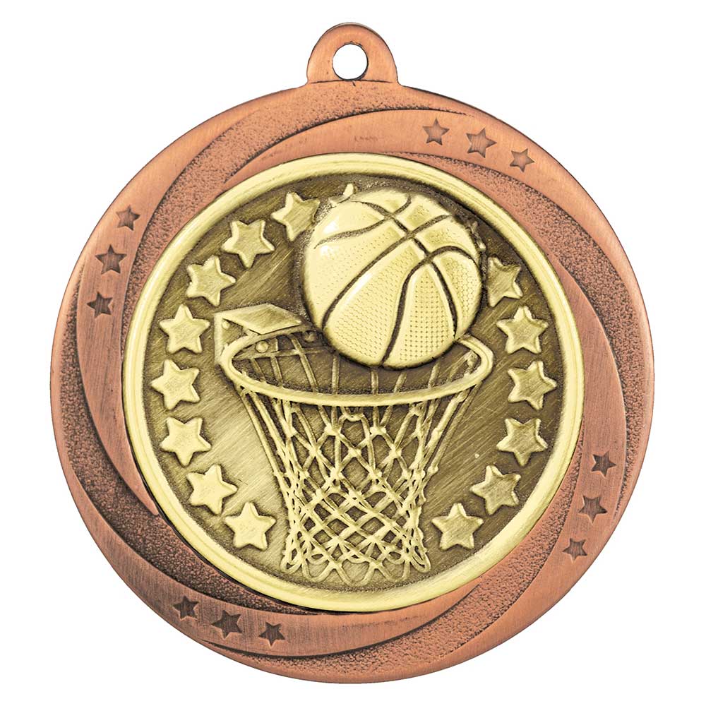 Superstar Basketball Medal - 60mm