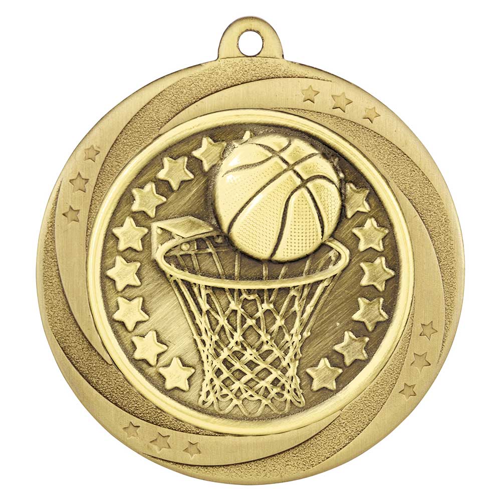 Superstar Basketball Medal - 60mm