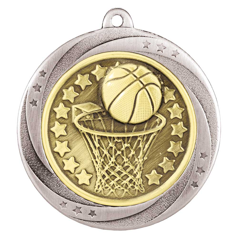 Superstar Basketball Medal - 60mm