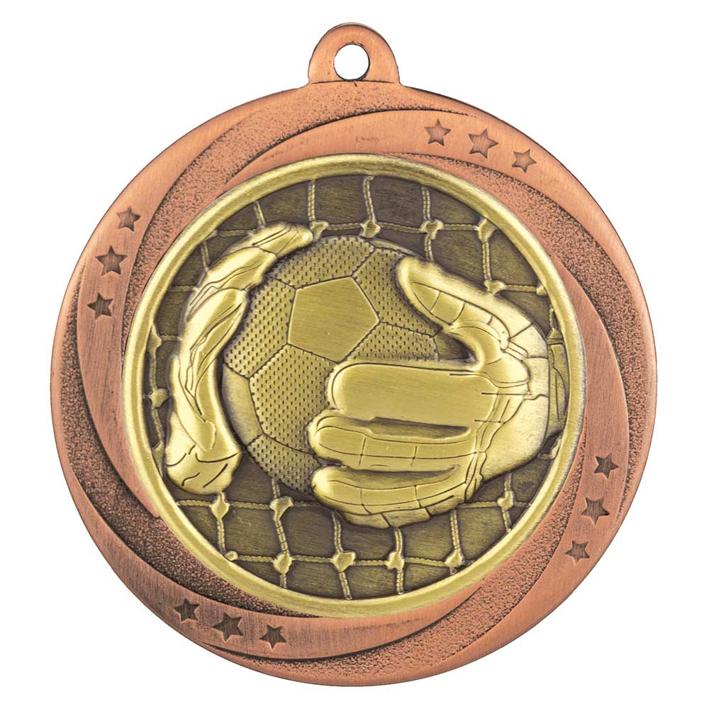 Superstar Goalkeeper Medal - 60mm