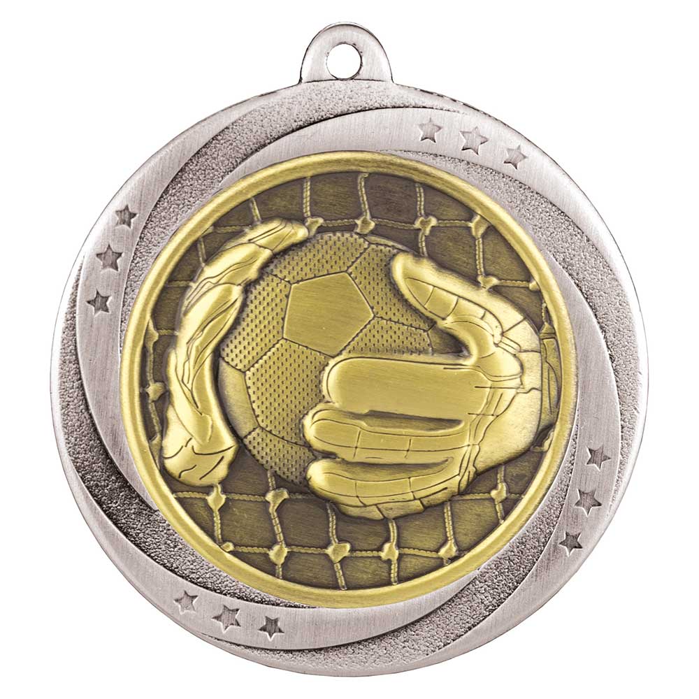 Superstar Goalkeeper Medal - 60mm
