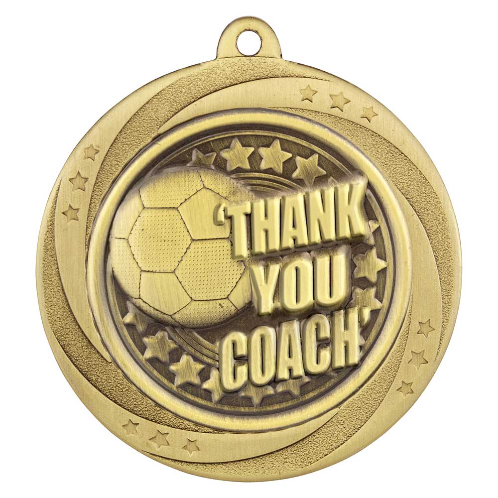 Superstar Thank you Coach Medal - 60mm