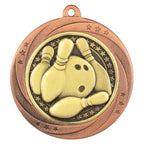 Superstar Ten Pin Bowling Medal - 60mm