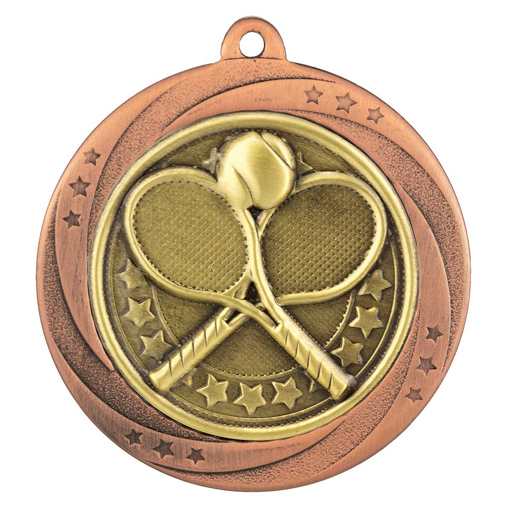 Superstar Tennis Medal - 60mm
