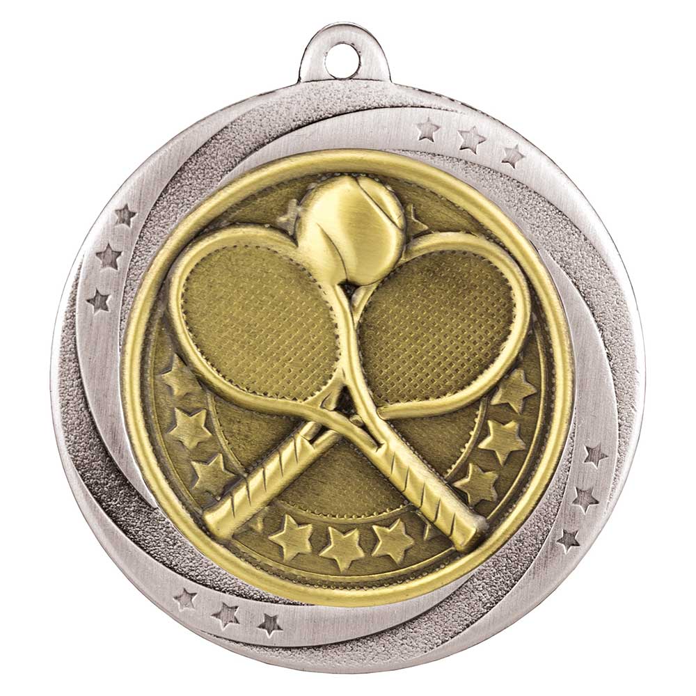 Superstar Tennis Medal - 60mm