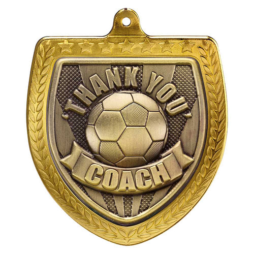 Cobra Football Thank you Coach Shield - 75mm