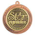 Superstar Star Performer Medal - 60mm
