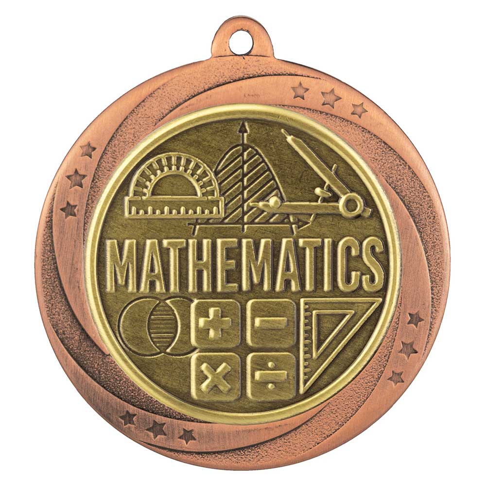 Superstar Maths Medal - 60mm