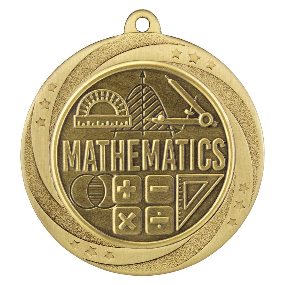 Superstar Maths Medal - 60mm