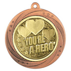 Superstar You're a Hero Medal - 60mm