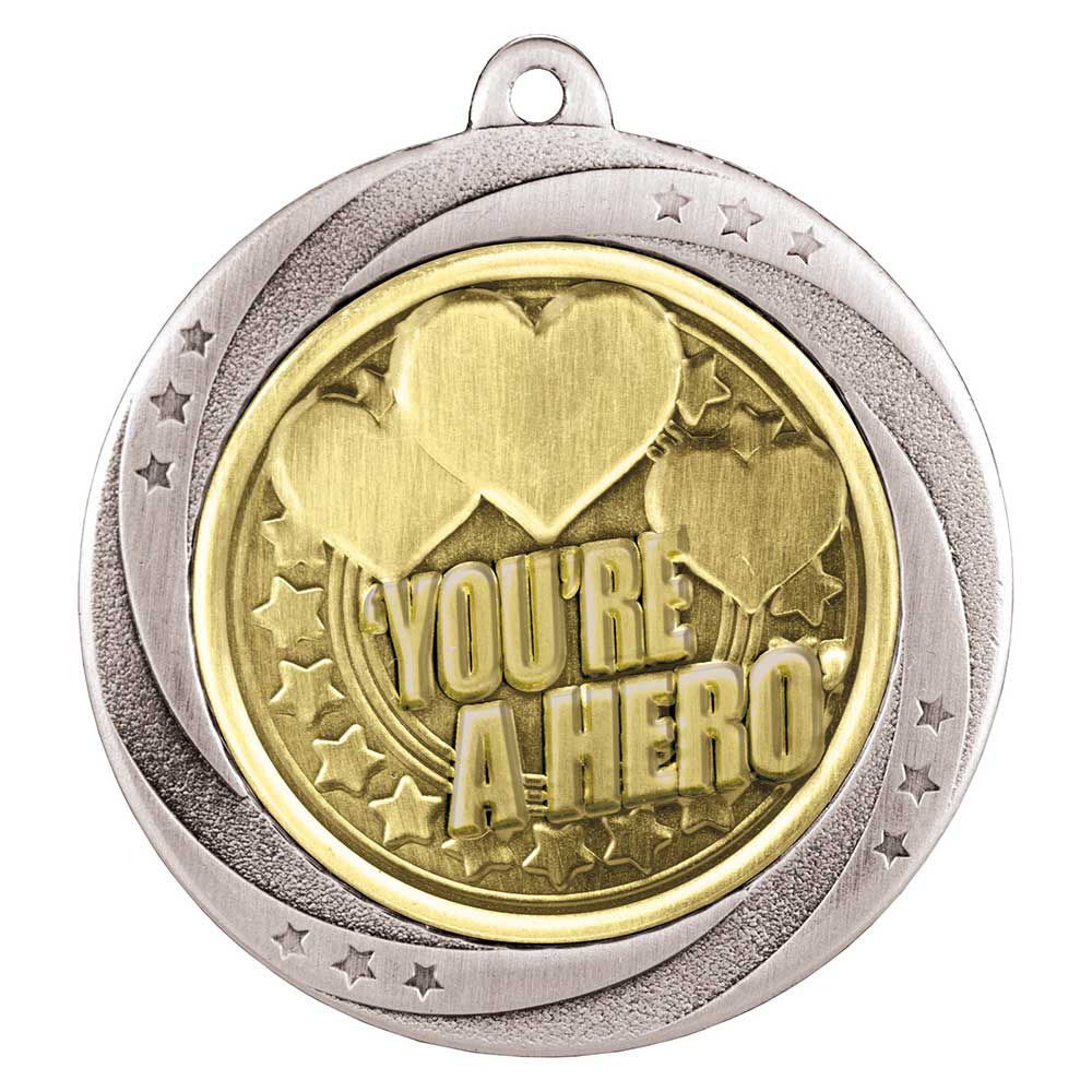 Superstar You're a Hero Medal - 60mm