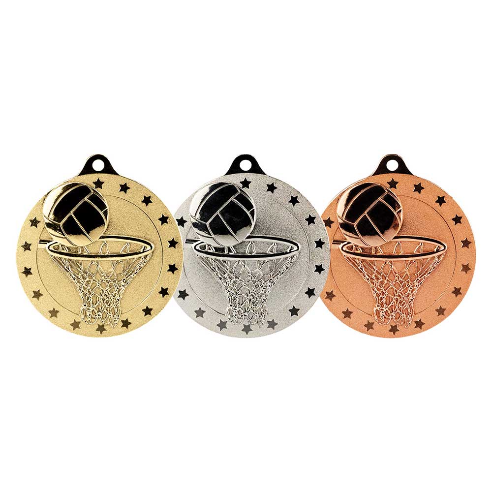 Cascade Stars Netball Medal