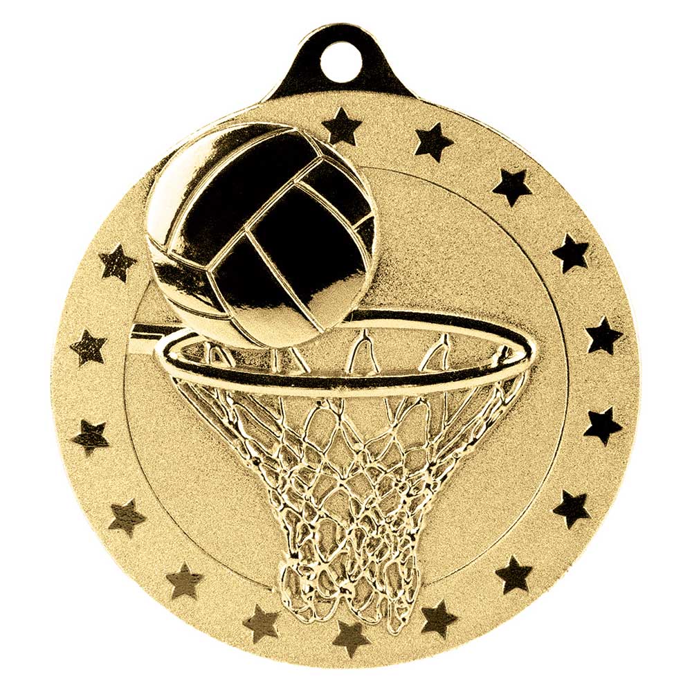 Cascade Stars Netball Medal - 50mm