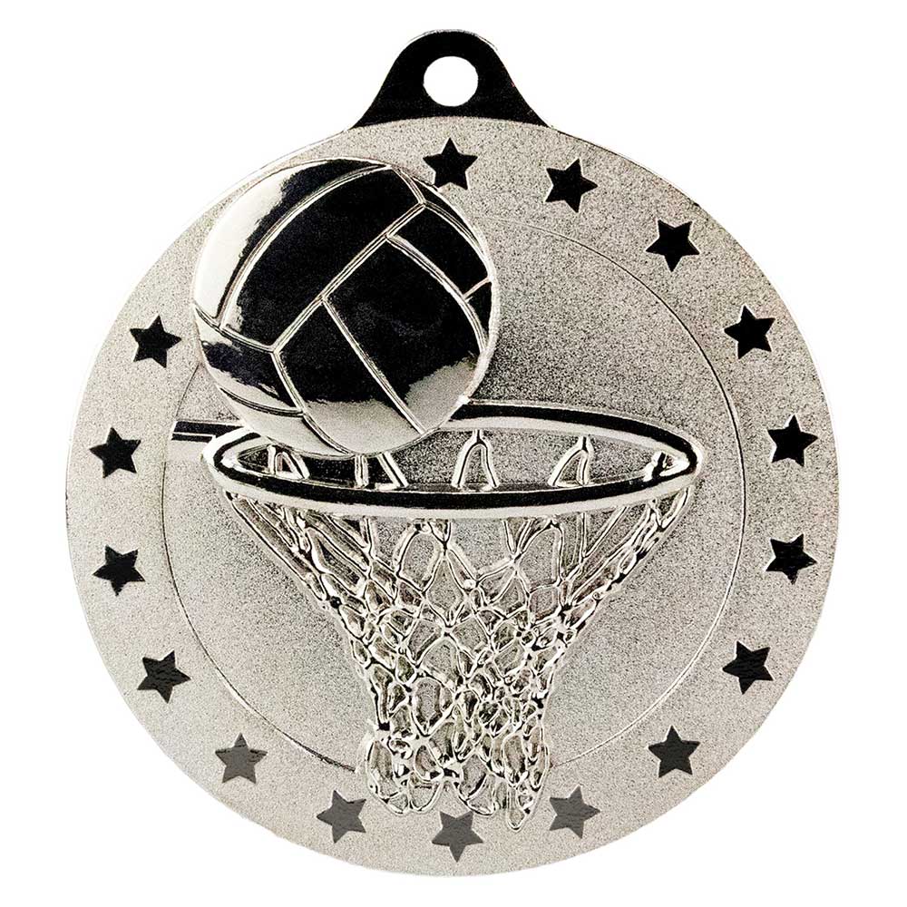 Cascade Stars Netball Medal - 50mm