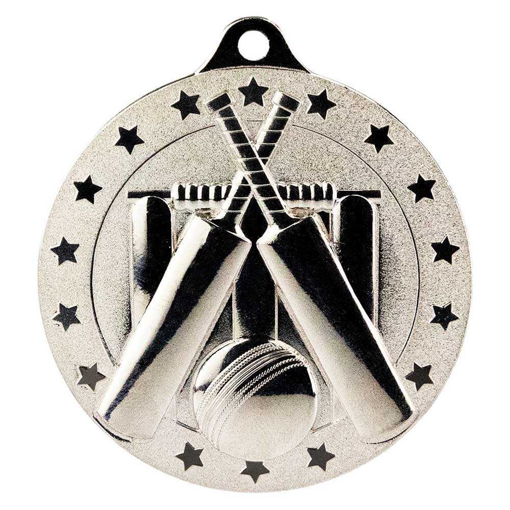 Cascade Stars Cricket Medal - 50mm