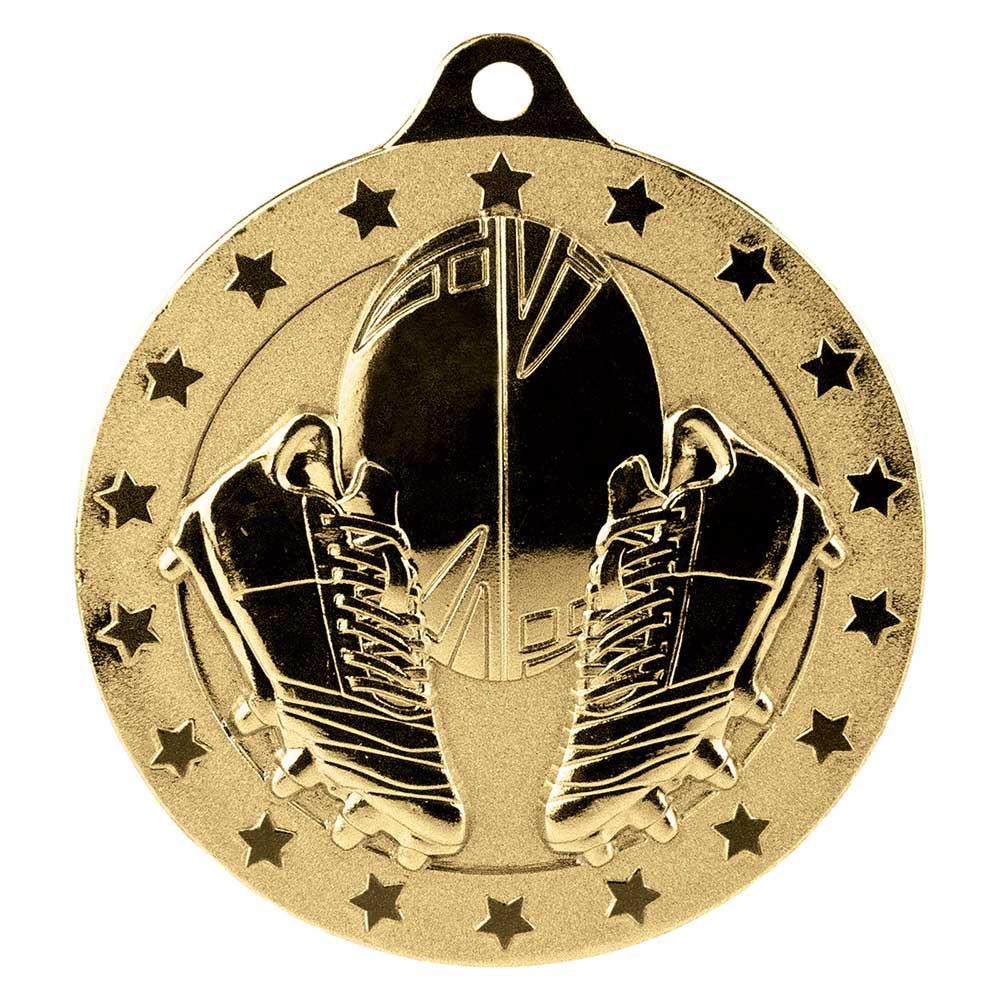 Cascade Stars Rugby Medal - 50mm