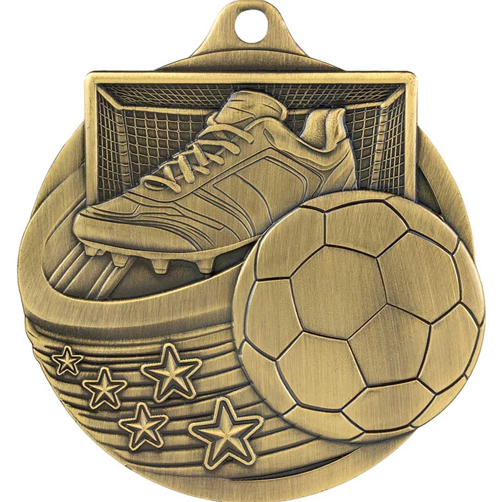 Power Strike Football Medal - 50mm