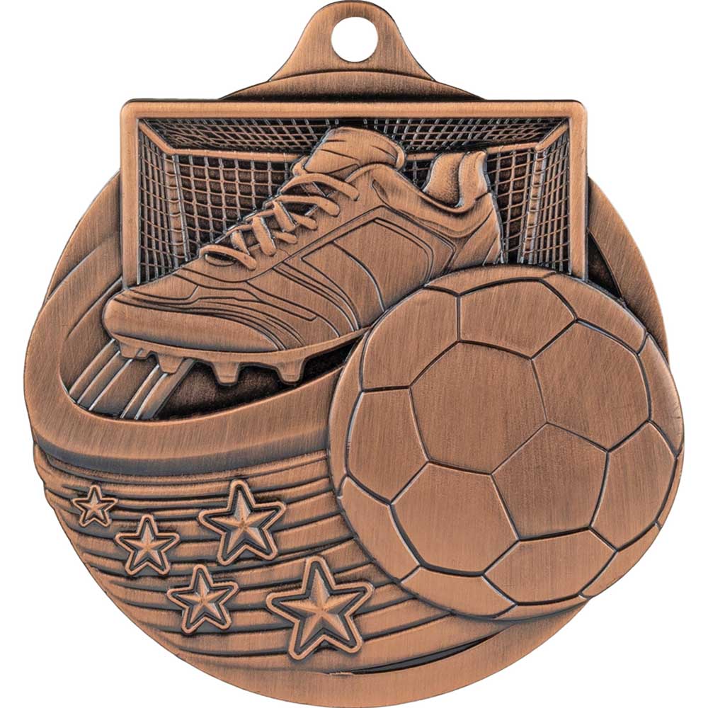 Power Strike Football Medal - 70mm
