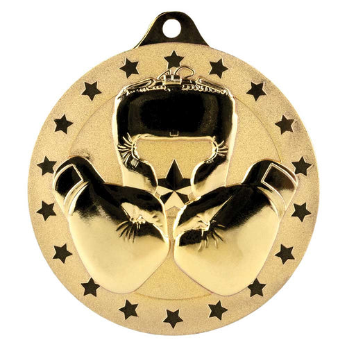 Cascade Stars Boxing Medal - 70mm