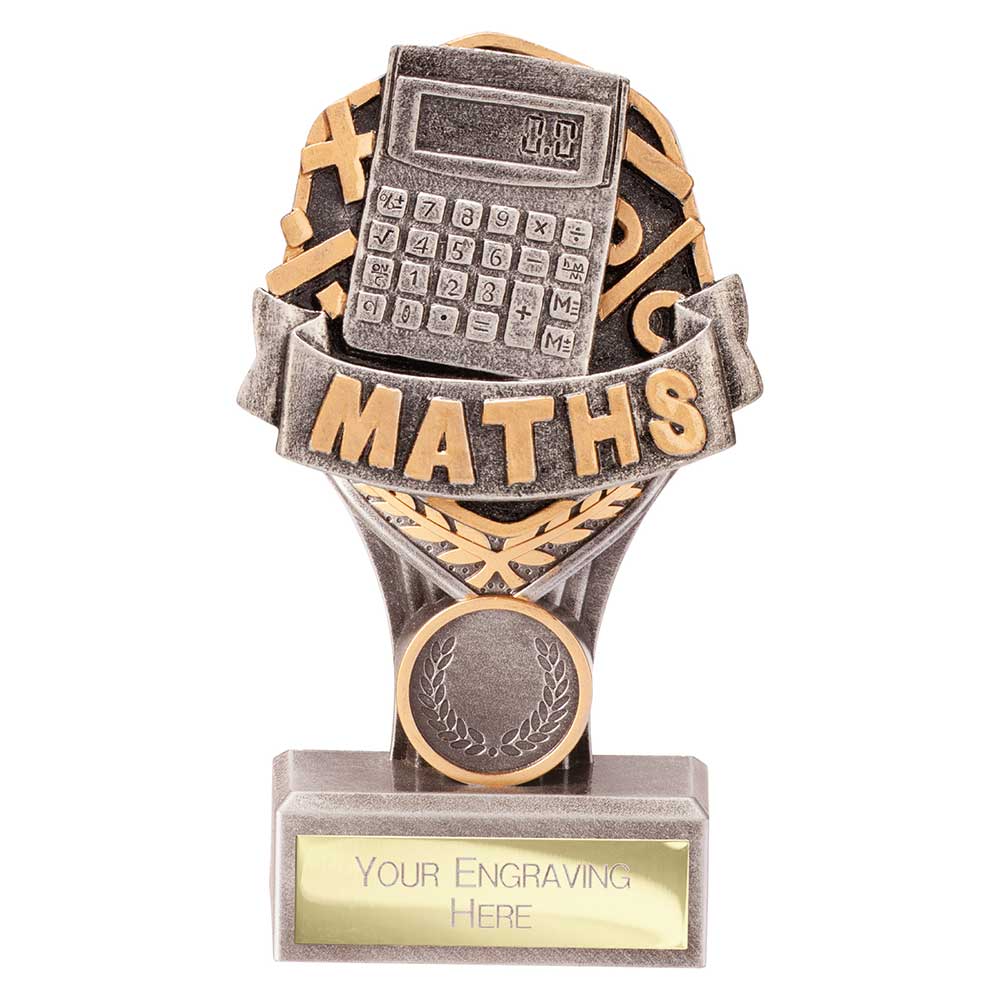 Falcon School Maths Award - 140mm