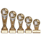 Ikon Tower Goalkeeper Award Antique Silver & Gold - PA24154