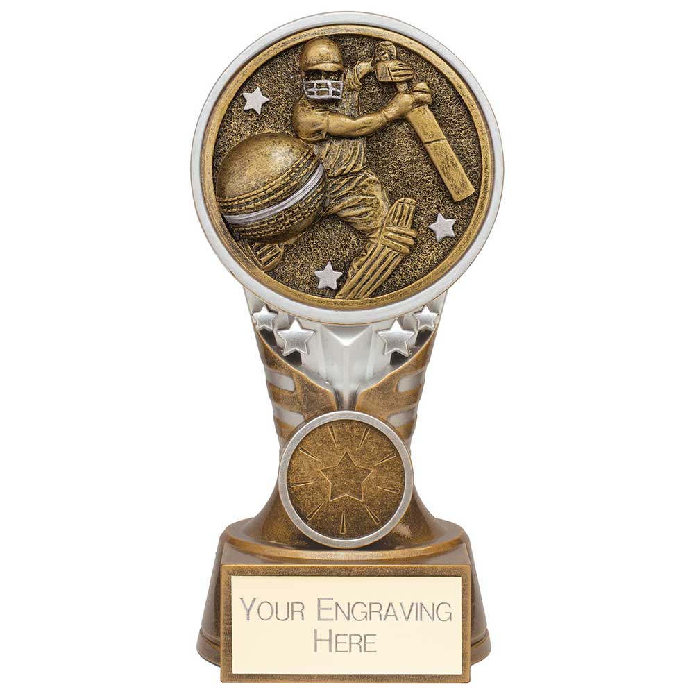 Ikon Tower Cricket Batsman Award - 150mm