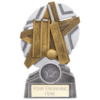 The Stars Cricket Plaque Award - 130mm