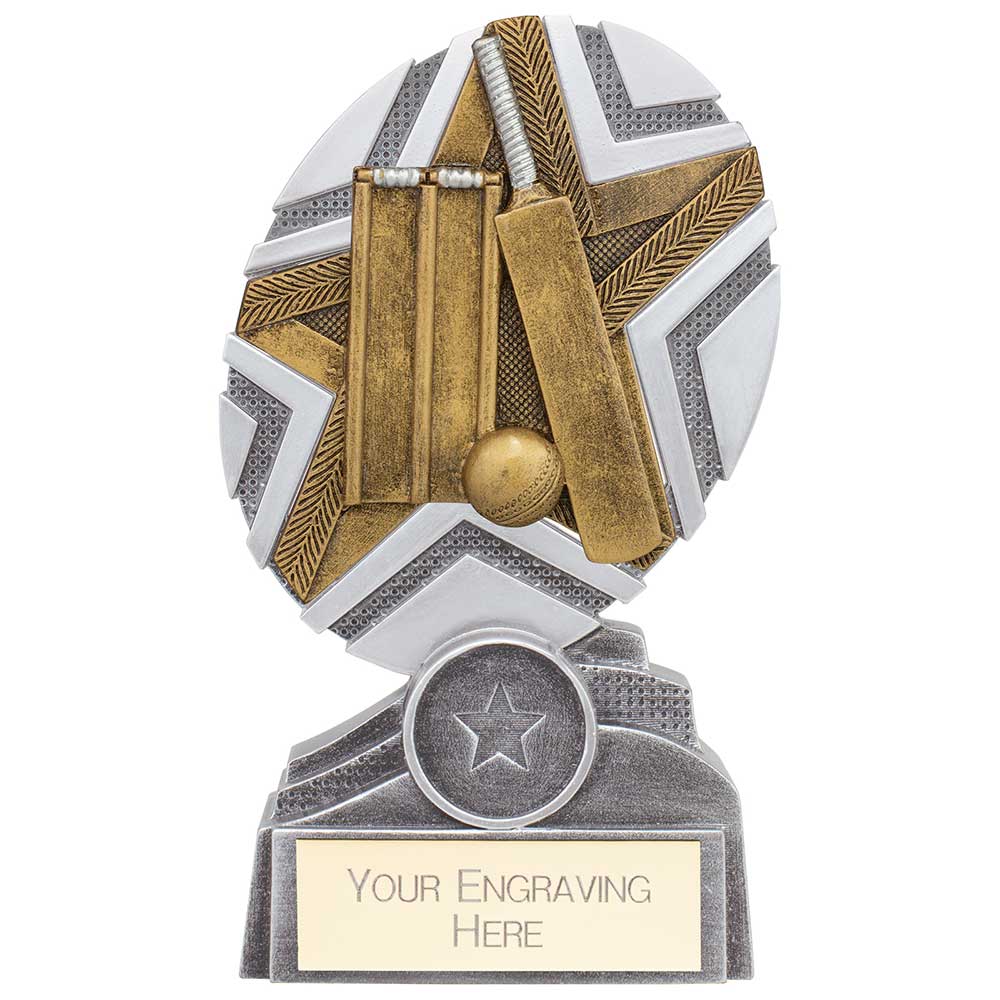 The Stars Cricket Plaque Award - 150mm