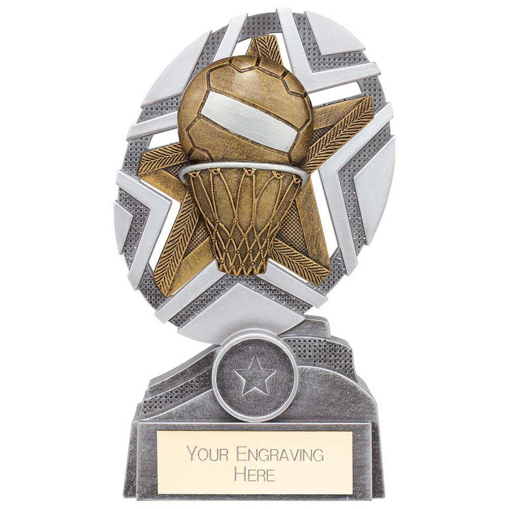 The Stars Netball Plaque Award - 170mm