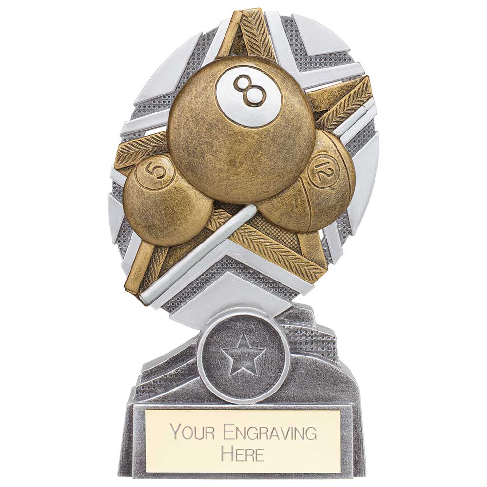 The Stars Pool Plaque Award - 150mm
