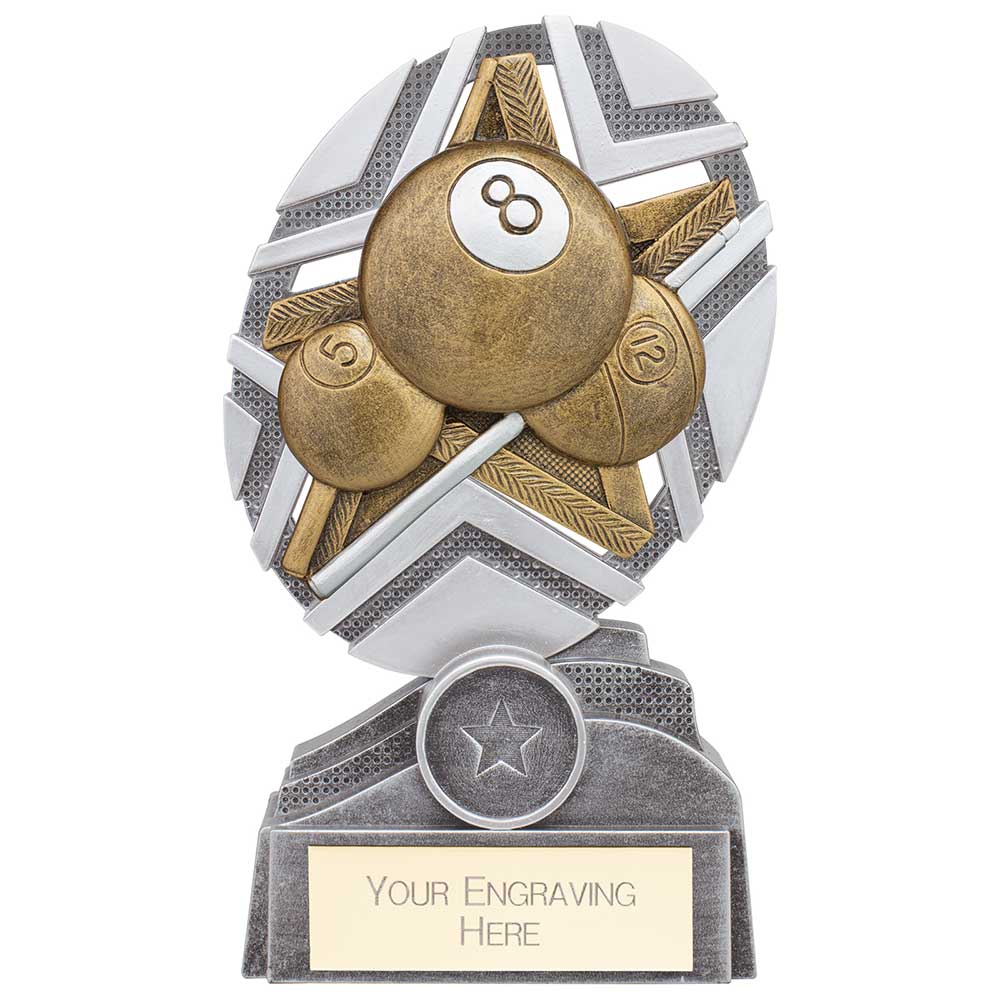The Stars Pool Plaque Award - 170mm