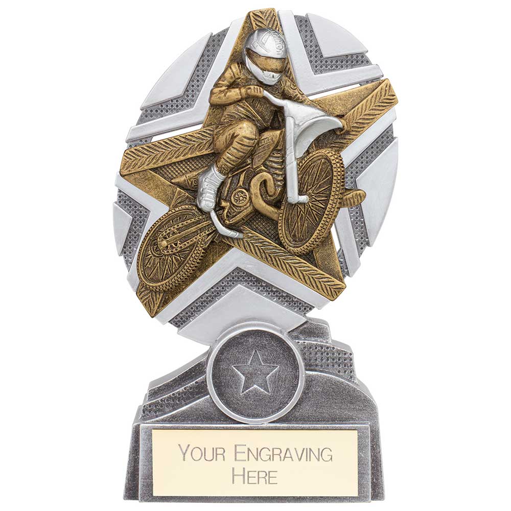The Stars Motorcross Plaque Award - 150mm
