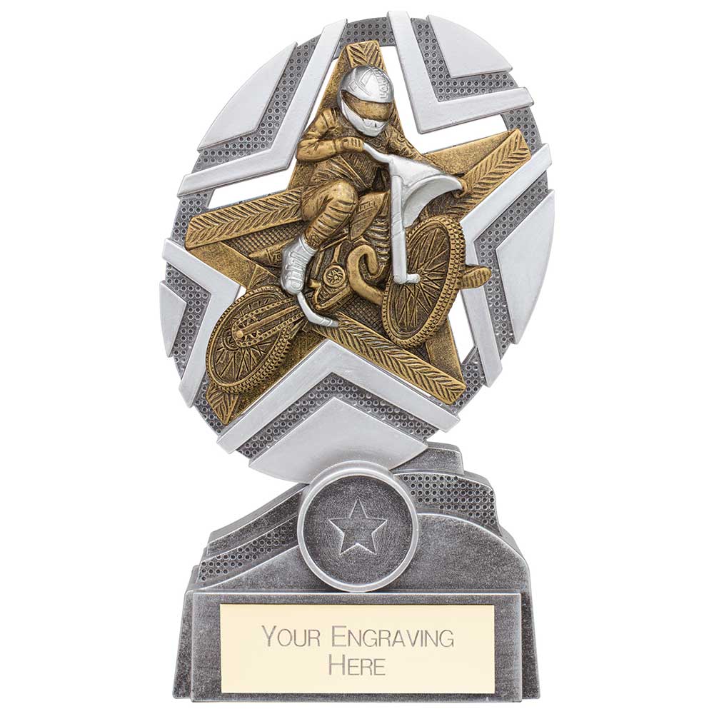 The Stars Motorcross Plaque Award - 170mm