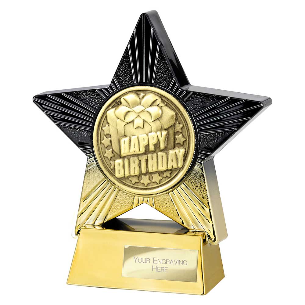 Superstar Happy Birthday Award - 140mm