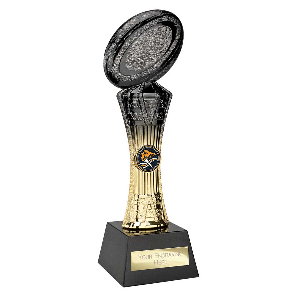 Extreme Rugby Award Carbon Black & Gold - 260mm
