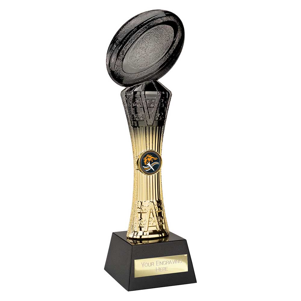 Extreme Rugby Award Carbon Black & Gold - 290mm