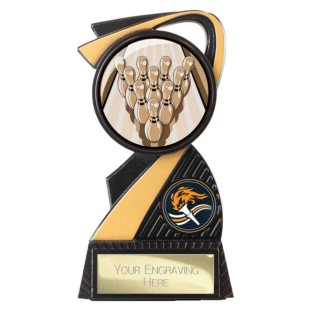 Mania Tower Ten Pin Bowling Award - 130mm