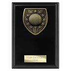 Cobra Plaque Golf Award - 150mm