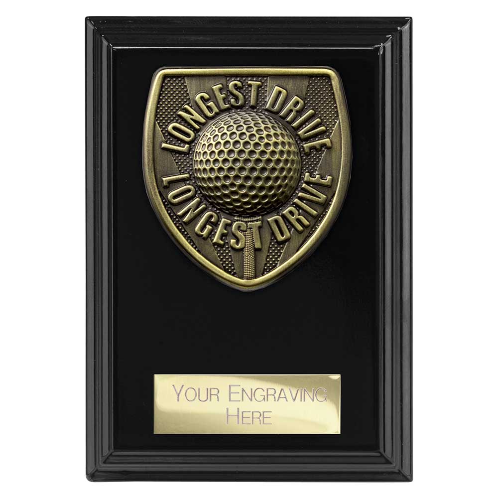 Cobra Plaque Golf Longest Drive Award - 125mm