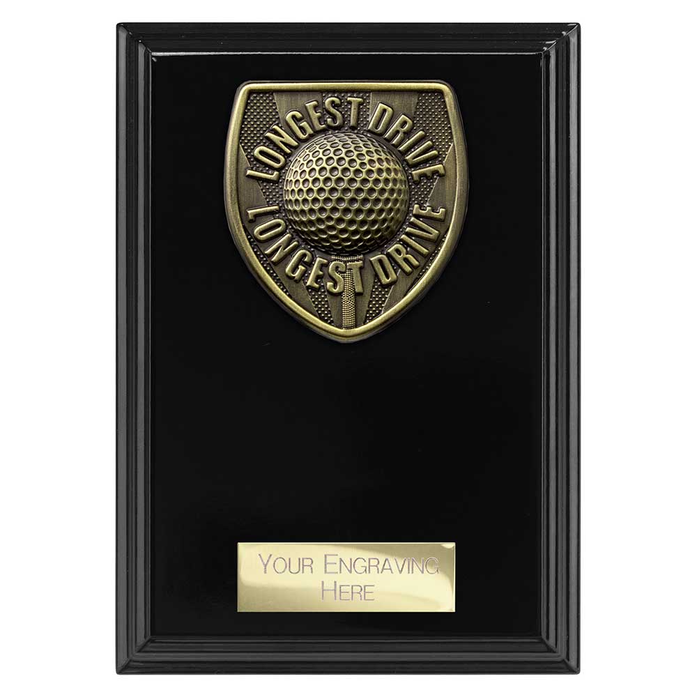 Cobra Plaque Golf Longest Drive Award - 150mm